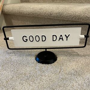 Hearth & Hand Magnolia Good Day & Night Desk Dresser Night Stand Sign Target